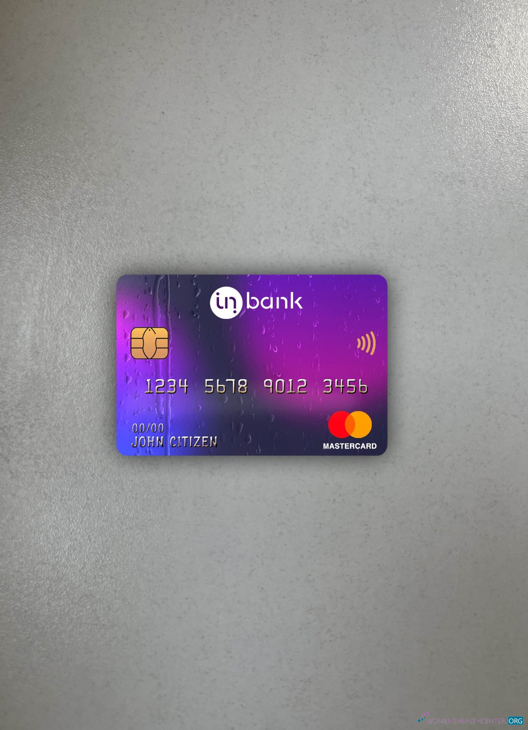 Download Estonia Idbank master card photolook front Photoshop template